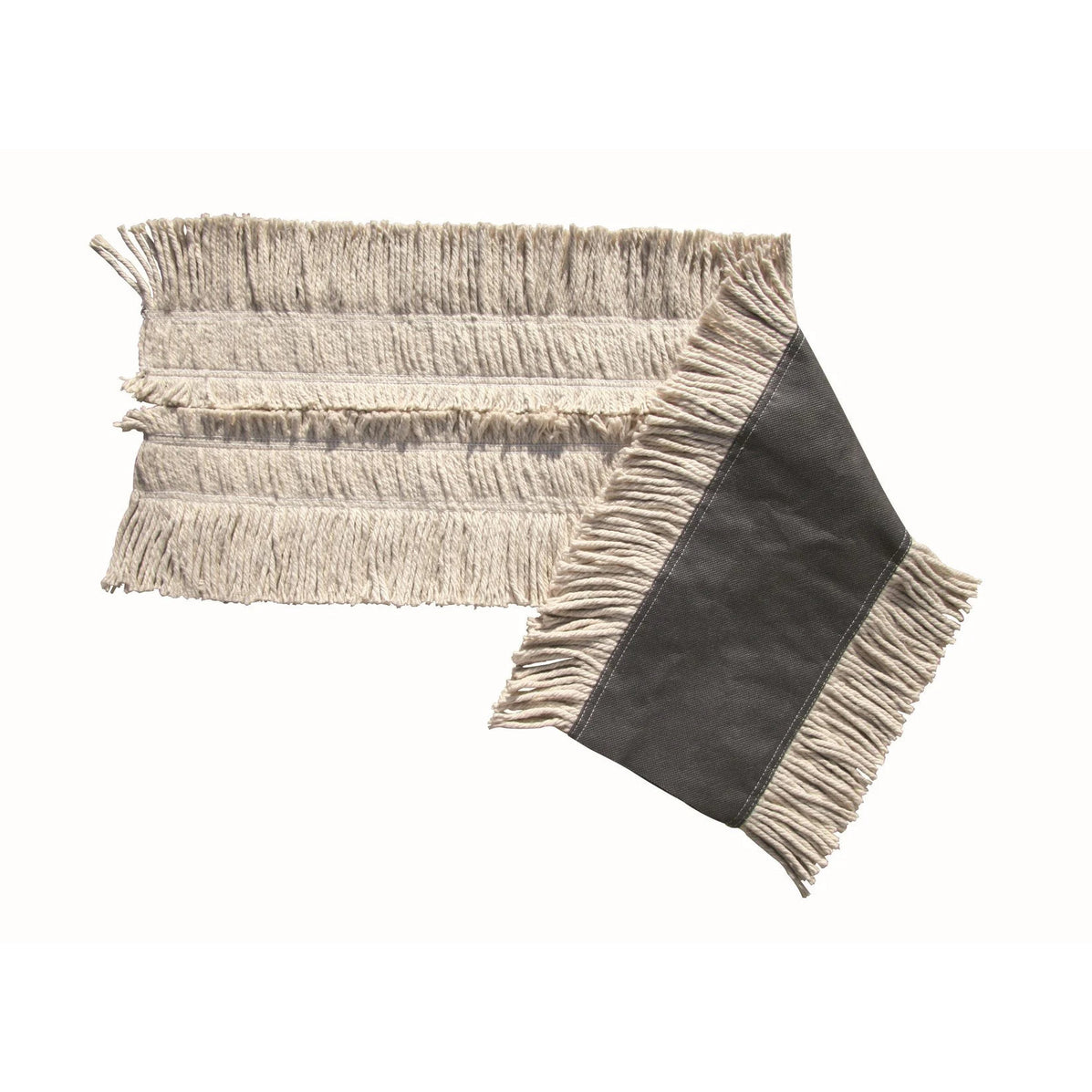 24" Pretreated Natural Cotton Disposable Cut End Dust Mops Case of 12