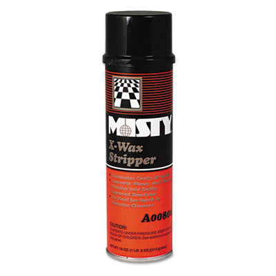 Misty® X-Wax Unscented Floor & Baseboard Stripper (18 oz Aerosol Cans) - Case of 12 Thumbnail