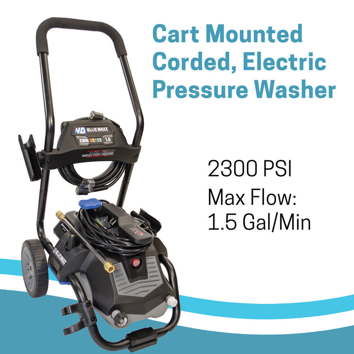 AR Blue Clean 2300 PSI Electric Cart Mounted Pressure Washer - Notes