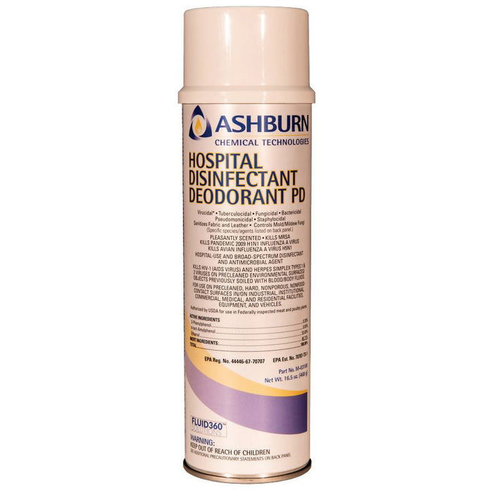 Ashburn Chemical Hospital Grade Disinfectant & Deodorant PD - 16.5 oz. Aerosol Can