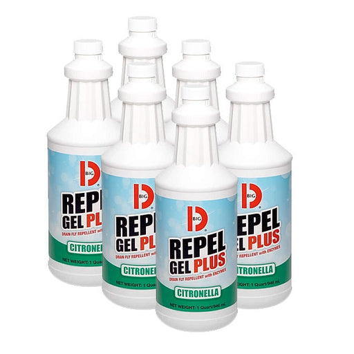 Big D® Repel Gel Plus Drain Fly Repellent with Enzymes - Case 6 Quarts Thumbnail