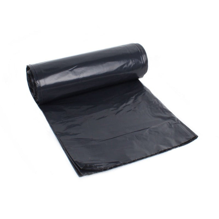 Roll of 15 Gallon Black Low Density Coreless Trash Can Bags (#SAK-243204K)