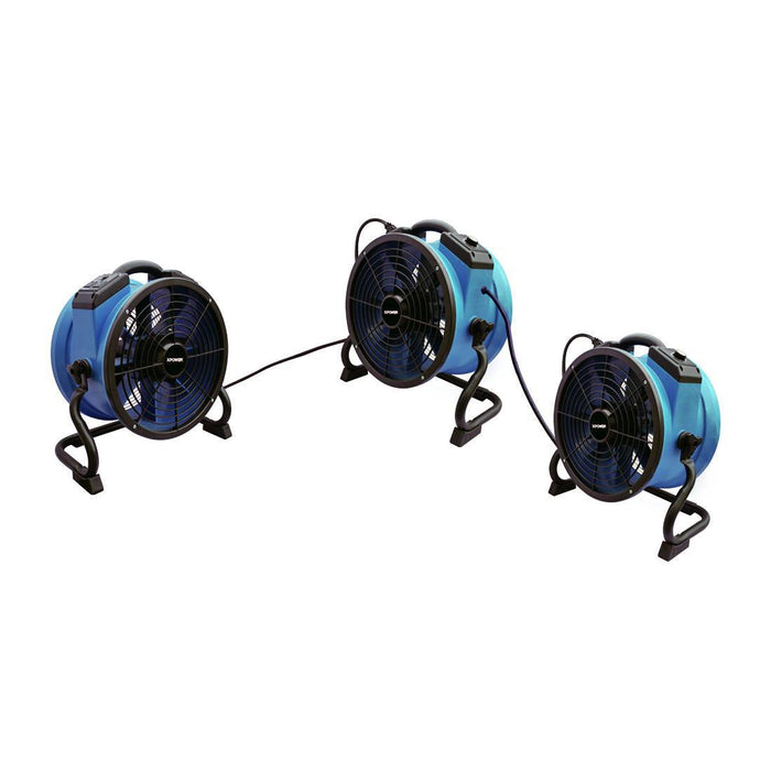 X-34AR Axial Fan Daisy Chained Together
