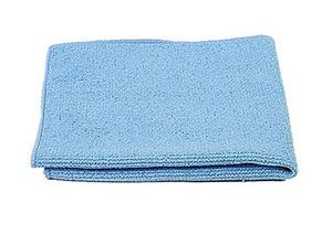 Blue General Use Microfiber Rags (16" x 16") - 12 Pack