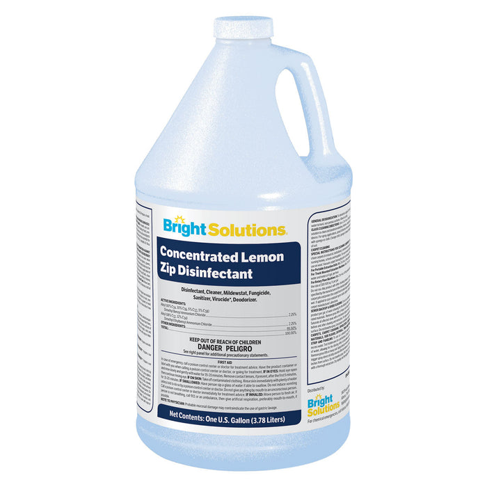 Bright Solutions® 'Lemon Zip' Animal Safe Concentrated Disinfectant 1 Gallon Bottle