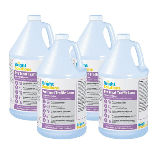 Bright Solutions® Pre Treat Traffic Lane Carpet Cleaner (#BSL9200041) - Case of 4 Gallons