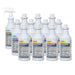 Bright Solutions® 'Spray N Buff' Floor Gloss Restorer (32 oz Spray Bottles) - Case of 12 w/ Single Sprayer