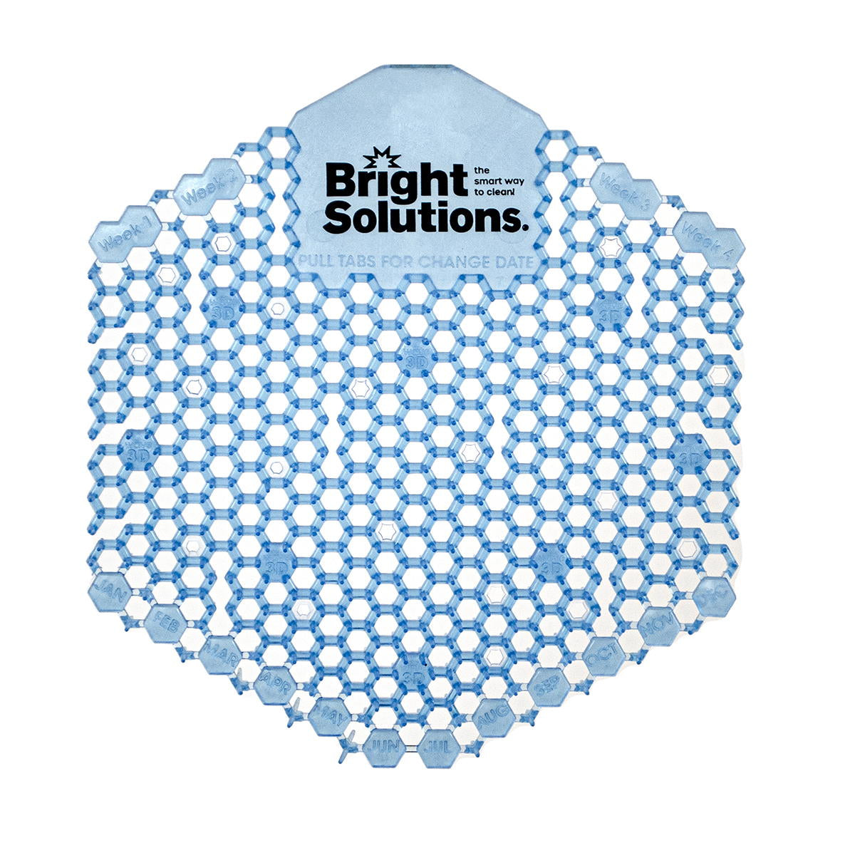 Bright Solutions® Wave 3D Cotton Blossom Urinal Screen w/ Enzymes Box