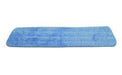 18" x 5" Bulk Blue Microfiber Launderable Flat Mops - Case of 120