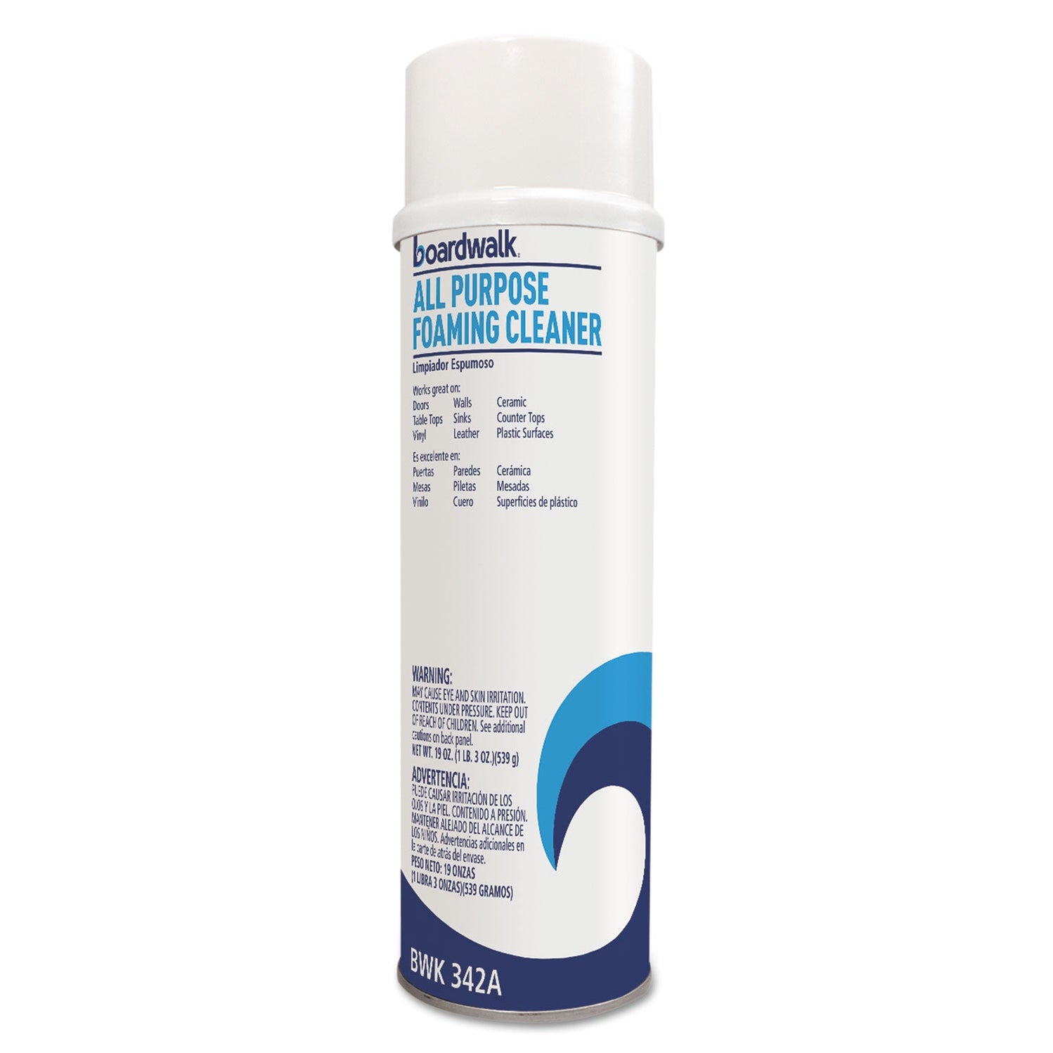 Boardwalk® AllPurpose Foaming Cleaner w/ Ammonia (19 oz Aerosol Cans