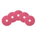 12" Pink Flamingo Automatic Floor Scrubber Pads - Case of 5