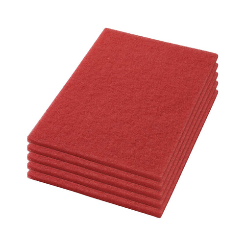 Case of 12 x 18 inch Red Floor Buffing & Spacer Pads (5 Pads per Case) Thumbnail