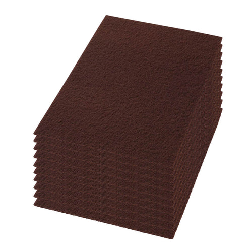 14" x 24" Maroon Eco-Prep 'EPP' Chemical Free Dry Floor Stripping Pads (#42071424) - Case of 10 Thumbnail
