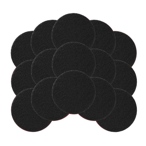 6.5" Black Baseboard & Floor Wax Stripping Pads - Case of 15 Thumbnail