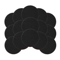 6.5" Black Baseboard & Floor Wax Stripping Pads - Case of 15