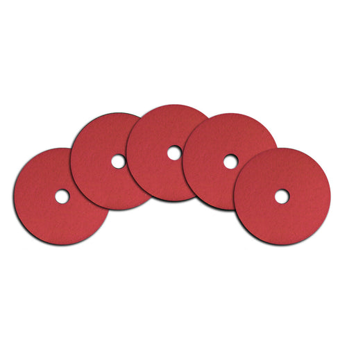 15 inch Red Floor Buffing & Scrubbing Pads - Case of 5 Thumbnail