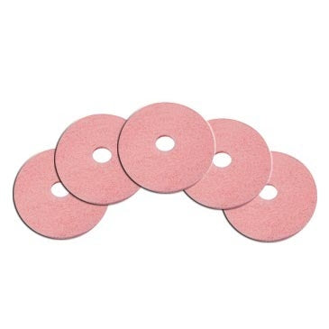 21inch Pink Eraser & Remover Propane Floor Burnisher Pads - Case of 5