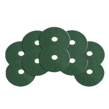 Case of 8 inch Green Deep Cleaning Pads