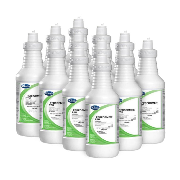 12 Quarts of Brulin® Performex® RTU (Ready-To-Use) Disinfectant Cleaner