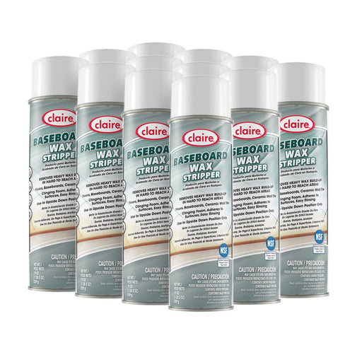 Claire Aerosol Baseboard Cleaner & Wax Stripper (#CL856) - Case of 12 Thumbnail