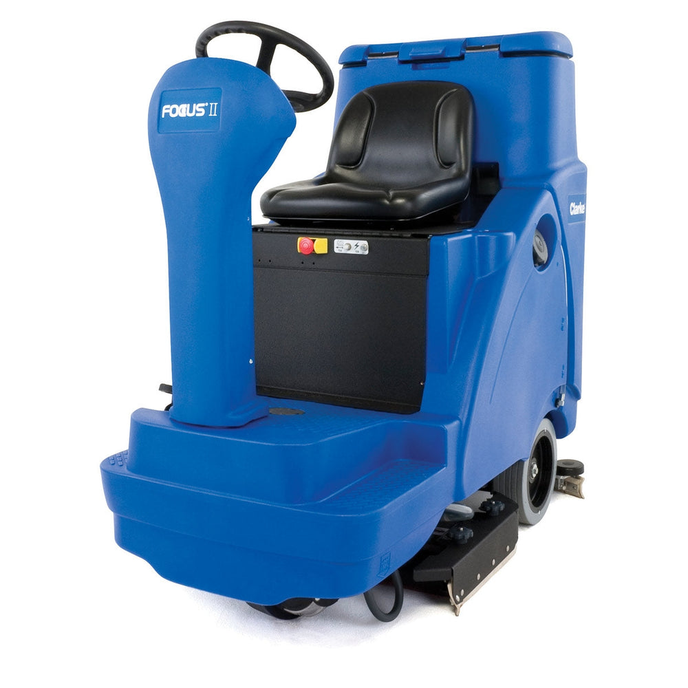 Clarke® Focus® II BOOST® Automatic Ride on Floor Scrubber — CleanFreak.com