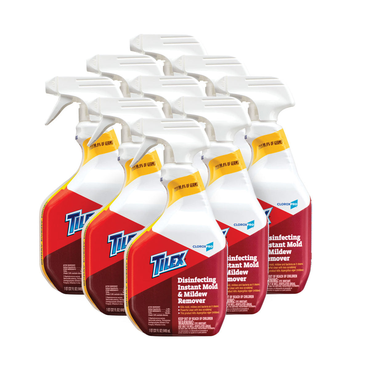 Tilex Label Clorox® Tilex® #35600 Disinfects Instant Mildew Remover (32 oz Spray ...