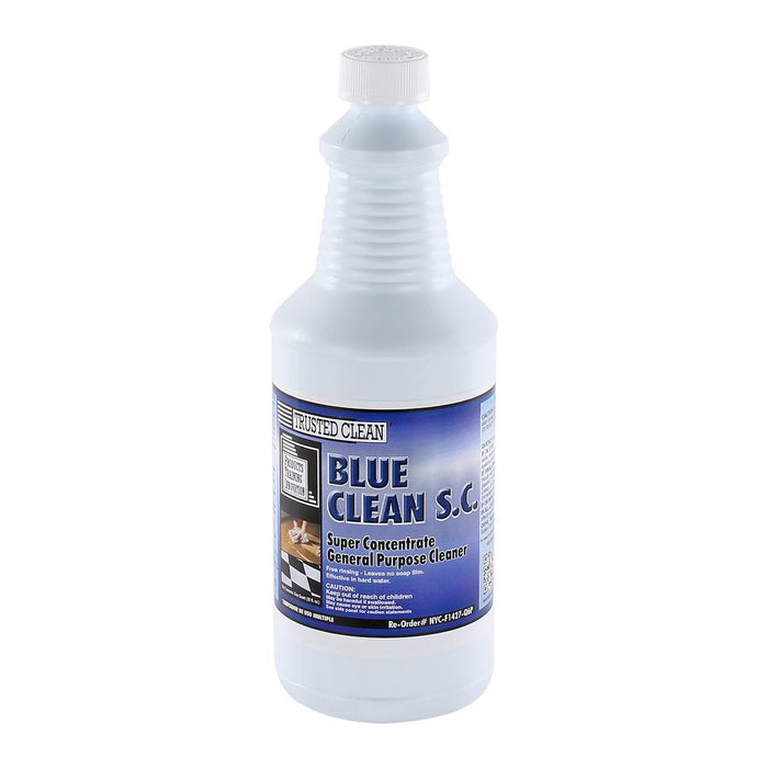 Trusted Clean 'Blue Clean S.C.' Super Concentrated Floor Cleaner (32 oz Bottles) - Case of 6