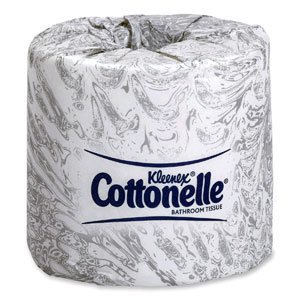 Kleenex® Cottonelle® #17713 1-Ply Bathroom Tissue (4.09" x 4.0" | 506 Sheets | 168') - 60 Rolls