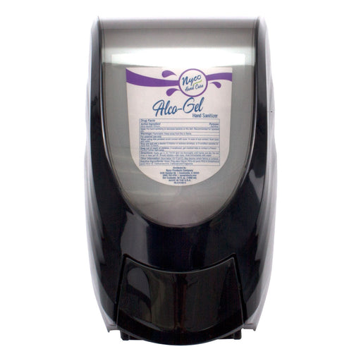 Nyco® Black Manual Hand Sanitizer & Soap Dispenser (1 Liter) Thumbnail