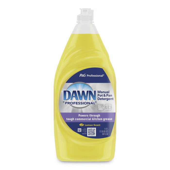 38 Ounce Bottle of Dawn® Professional Lemon Manual Pot & Pan Dish Detergent (#45113)