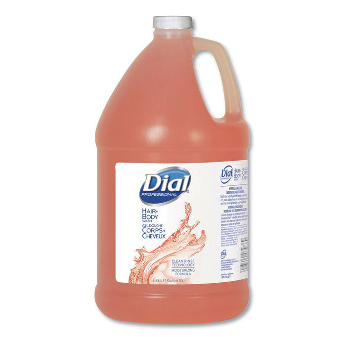 Dial® Professional Hair & Body Wash (#03986) - Case of 4 Gallon Bottles