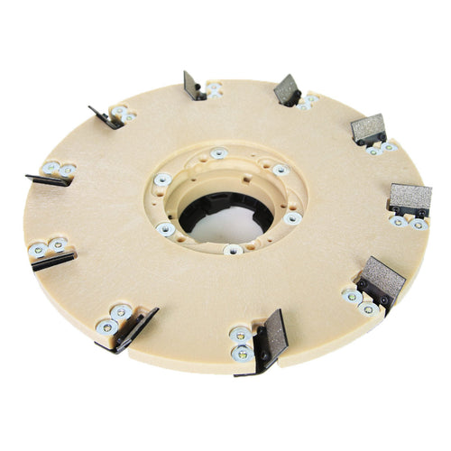 Diamabrush™ 25 Grit 16” CCW Coating Removal Tool w/ 10 Blades (#92160120210) for use w/ 17” Floor Buffers Thumbnail