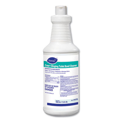 Diversey Crew Clinging Toilet Bowl Cleaner (32 oz. Bottle) - Case of 12 ...