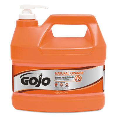 GOJO® Natural Orange™ Pumice Hand Cleaner (#0955-04) - 1 Gallon Pump Bottles
