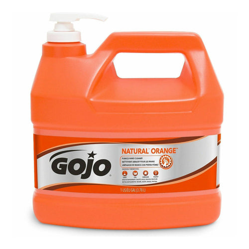 GOJO® Natural Orange™ Pumice Hand Cleaner (#0955-04) - 1 Gallon Pump Bottles Thumbnail