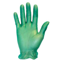 Safety Zone® 6.5 Mil Green Vinyl Powdered Gloves (S - 2XL Sizes Available) - Case of 400