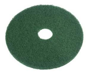 6.5 inch Round Green Heavy Duty Scrub Pad Thumbnail