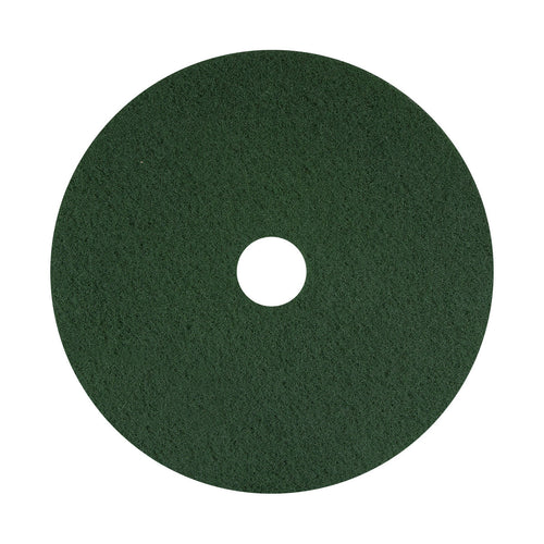 6.5 inch Round Green Heavy Duty Scrub Pad Thumbnail