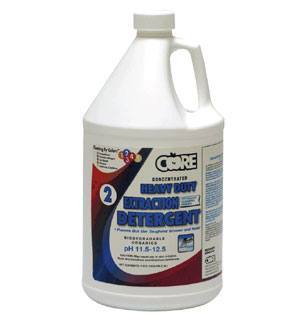 Core Heavy Duty Extraction Carpet Cleaning Detergent (1 Gallon Bottles) - Case of 4