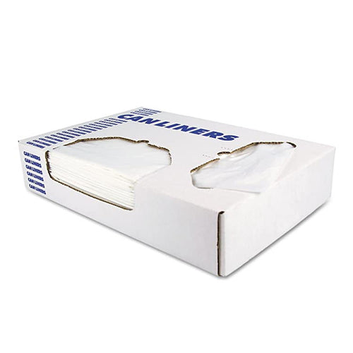 Heritage Bag™ 20 - 30 Gallon White Low Density Flat Pack Trash Can Liners (30" x 36" | 0.75 Mil) - Case of 200 Thumbnail
