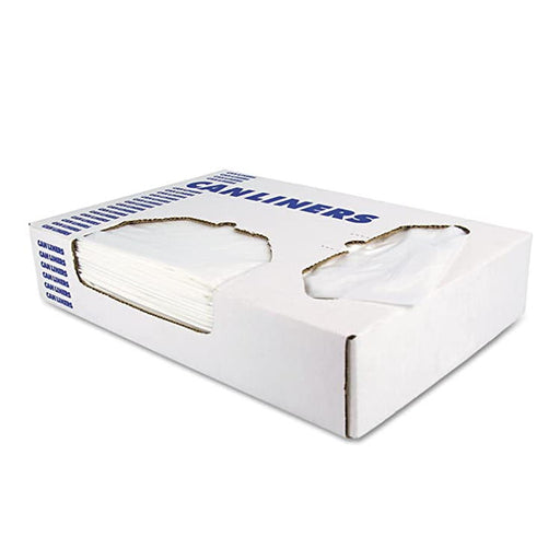Heritage Bag™ 20 - 30 Gallon White Low Density Flat Pack Trash Can Liners (30" x 36" | 0.75 Mil) - Case of 200 Thumbnail