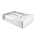 Heritage Bag™ 20 - 30 Gallon White Low Density Flat Pack Trash Can Liners (30" x 36" | 0.75 Mil) - Case of 200 Thumbnail