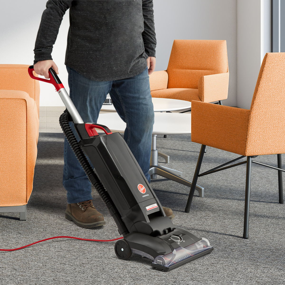 Hoover® Task Vac 2 Bagged Commercial Upright Vacuum (#CH54100V ...
