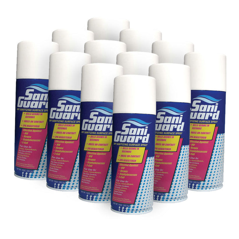 Saniguard Tools Hospeco® SaniGuard® Surface Sanitizing Spray #52480 (10 oz. Aerosol ...