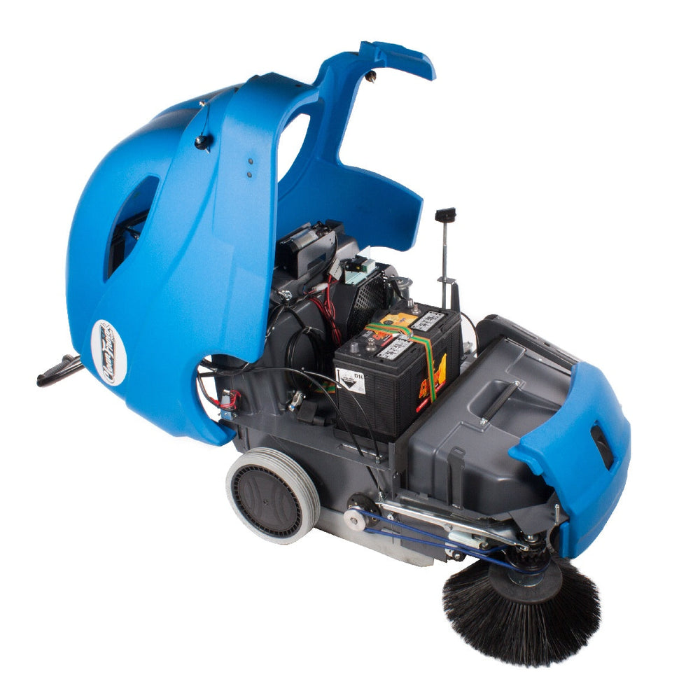 Construction Site Sweeper - CleanFreak® 'MegaSweep' — CleanFreak.com