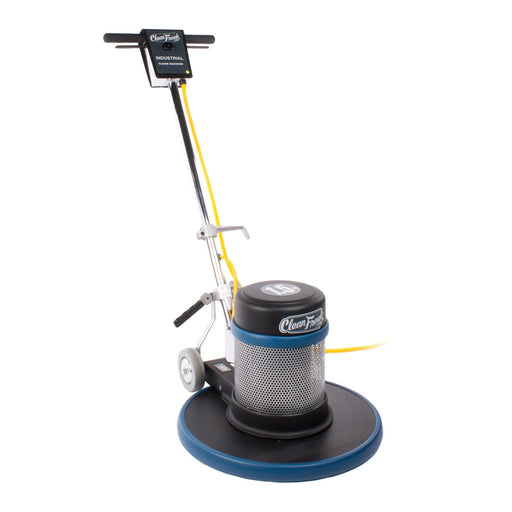 CleanFreak® 20 inch Rotary Floor Buffer - Black Deck with Blue Bumpers