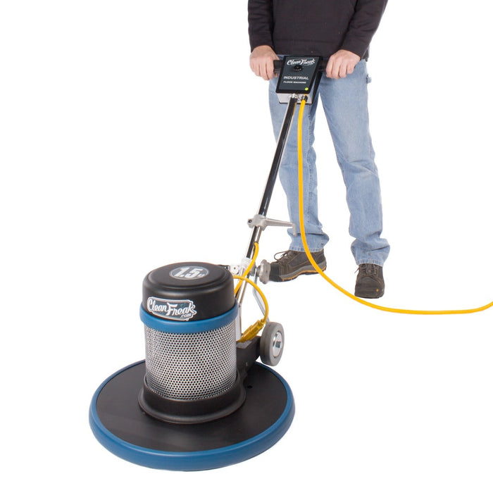 CleanFreak® 20 inch Floor Buffer in Use - Buffing a Floor