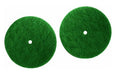 Green Floor Scrubbing Pads (#45-0104-5) for Koblenz P4000 Scrubber - Pack of 2