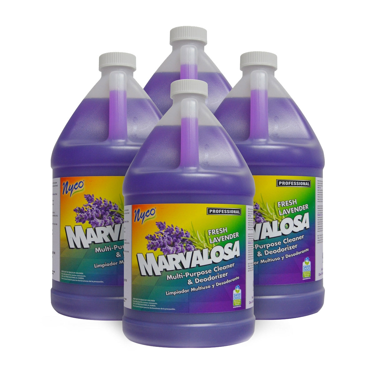 Nyco® Marvalosa Multi-Purpose Floor Cleaner & Deodorizer (Lavender Scent) -  4 Gallons