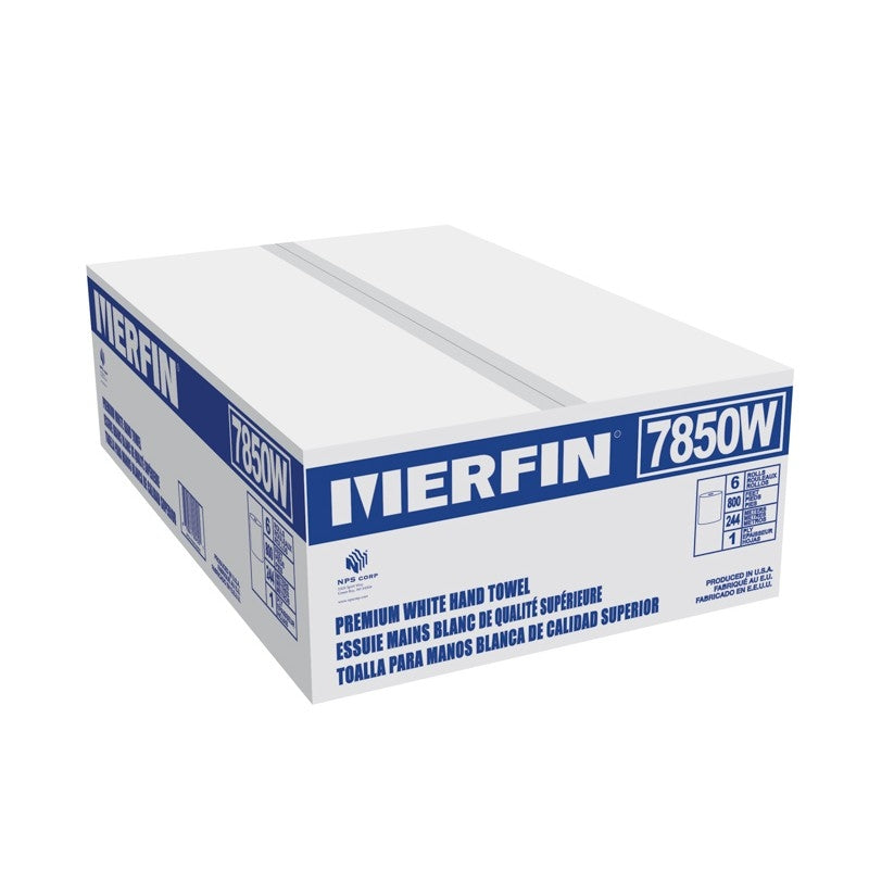Merfin Merfin® Exclusive #7850W White Paper Roll Towel (7.5